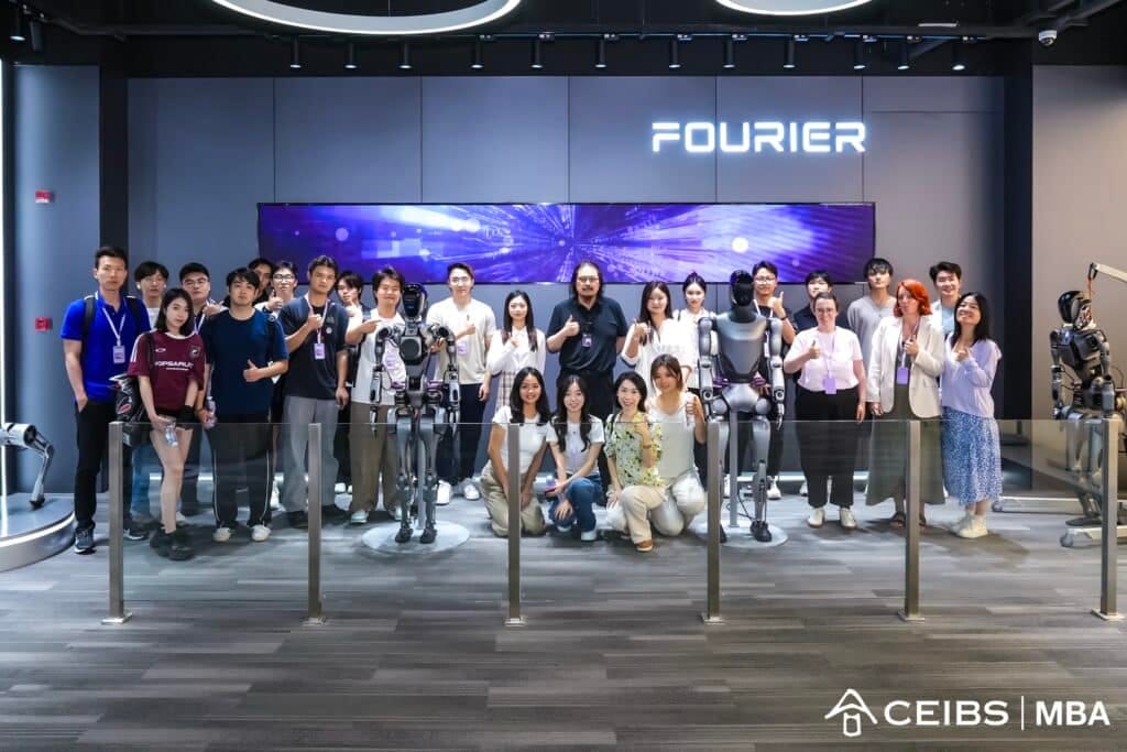 The in-company visit to Fourier Robotics was a thumbs-up all round!